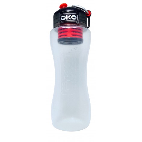 Μπουκάλι νερού με φίλτρο Level-2 OKO Original-1000ml-Κόκκινο