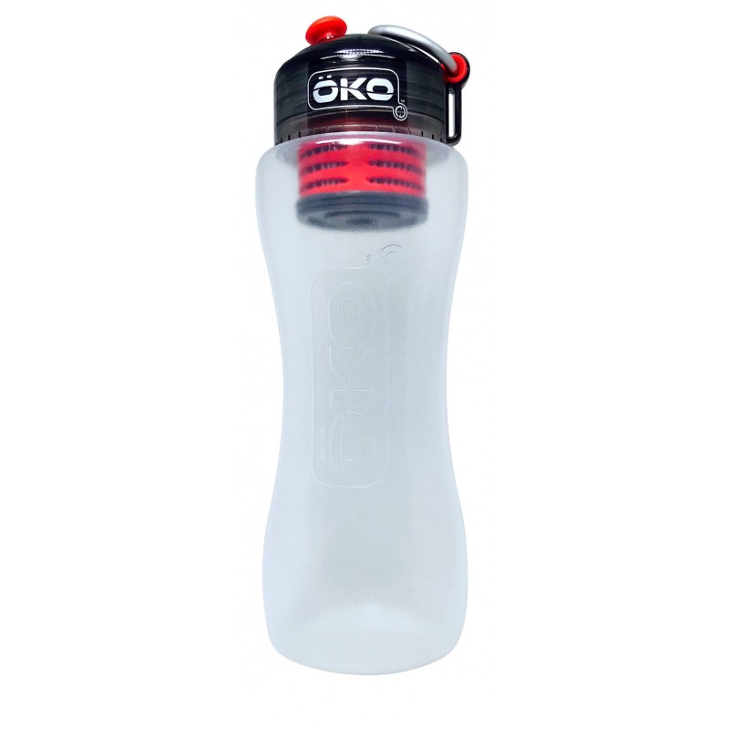 Μπουκάλι νερού με φίλτρο Level-2 OKO Original-1000ml-Κόκκινο