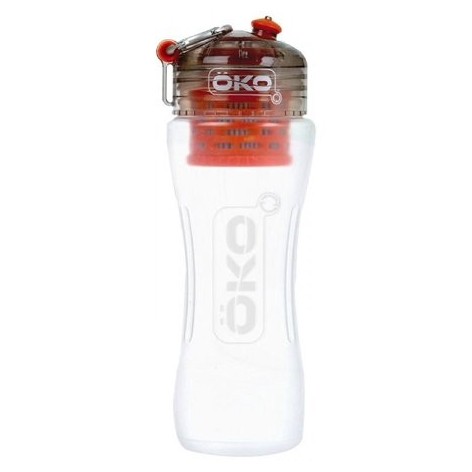 Μπουκάλι νερού με φίλτρο Level-2 OKO Original-650ml-κόκκινο