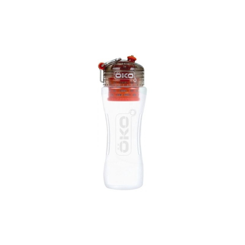 Μπουκάλι νερού με φίλτρο Level-2 OKO Original-650ml-κόκκινο
